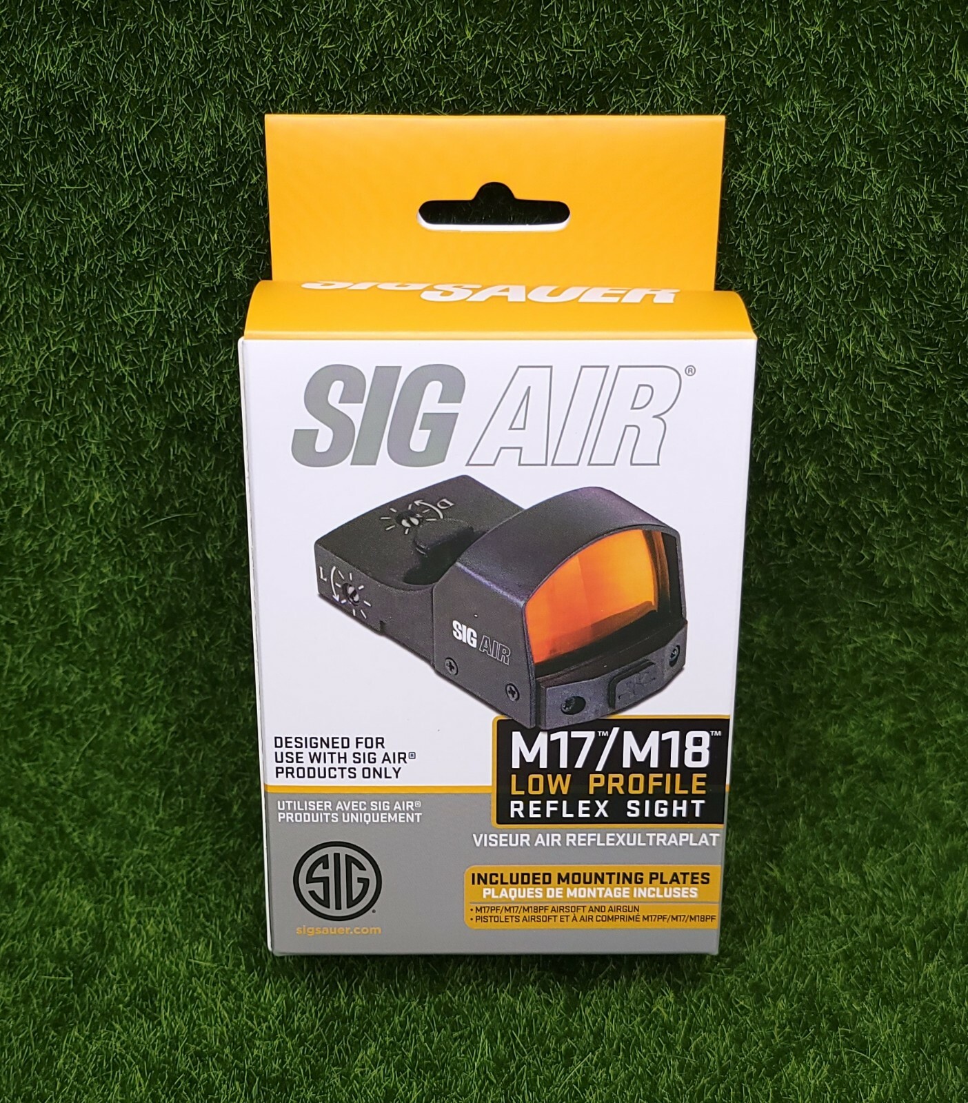 Sig Sauer Air Reflex 1x22mm Red Dot Sight, Low Profile M17