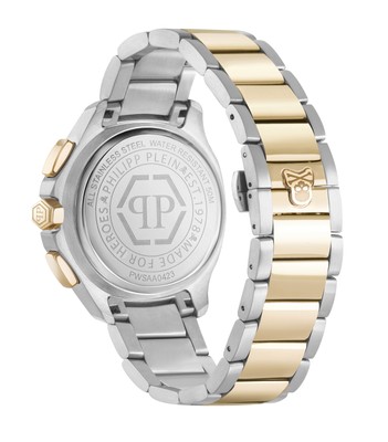 Pre-owned Philipp Plein Multicolour Mens Chronograph Watch $keleton $pectre Pwsaa0423