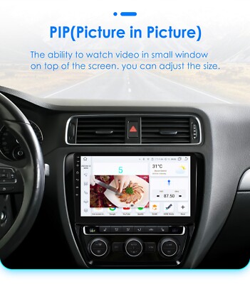 10'' For Volkswagen Jetta 6 2011-18 Android 12 Car GPS Stereo Radio Carplay 4+32G