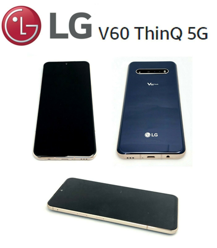 New Sealed LG V60 ThinQ 5G LM-V600AM V600TM V600VM 128GB Unlocked Smartphone