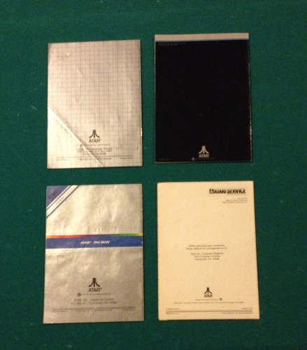 ATARI 5200 4 INSTRUCTION BOOKLET LOT BOOKS ONLY SYSTEM PACMAN KANGAROO
