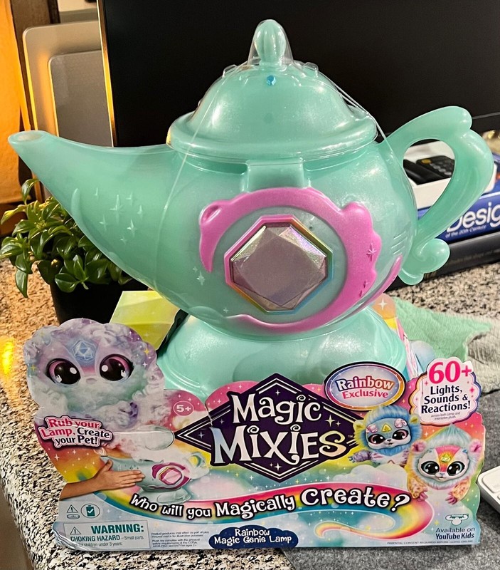 Magic Mixies Magic Genie Lamp with Interactive 8 inch Rainbow