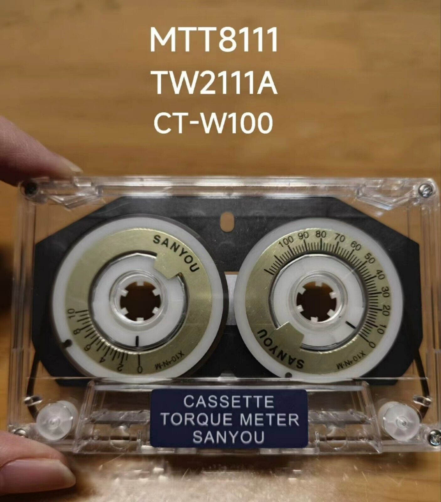 1pcs ReplaceTEAC MTT-8111 CASSETTE FWD TORQUE METER Test 1pcs ReplaceTEAC MTT-8111 CASSETTE FWD TORQUE METER Test