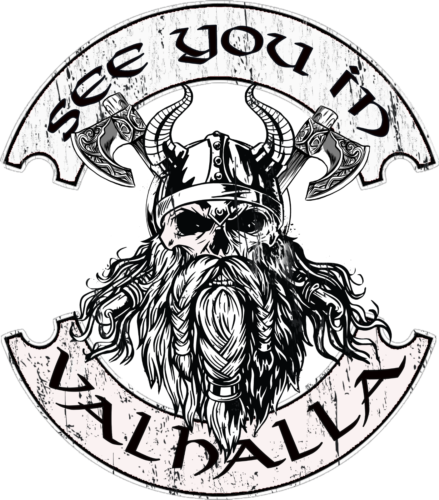 See you in VALHALLA T-Shirt Bike Thor Vikings Ragnar Odin Wodan Wikinger S - 5XL