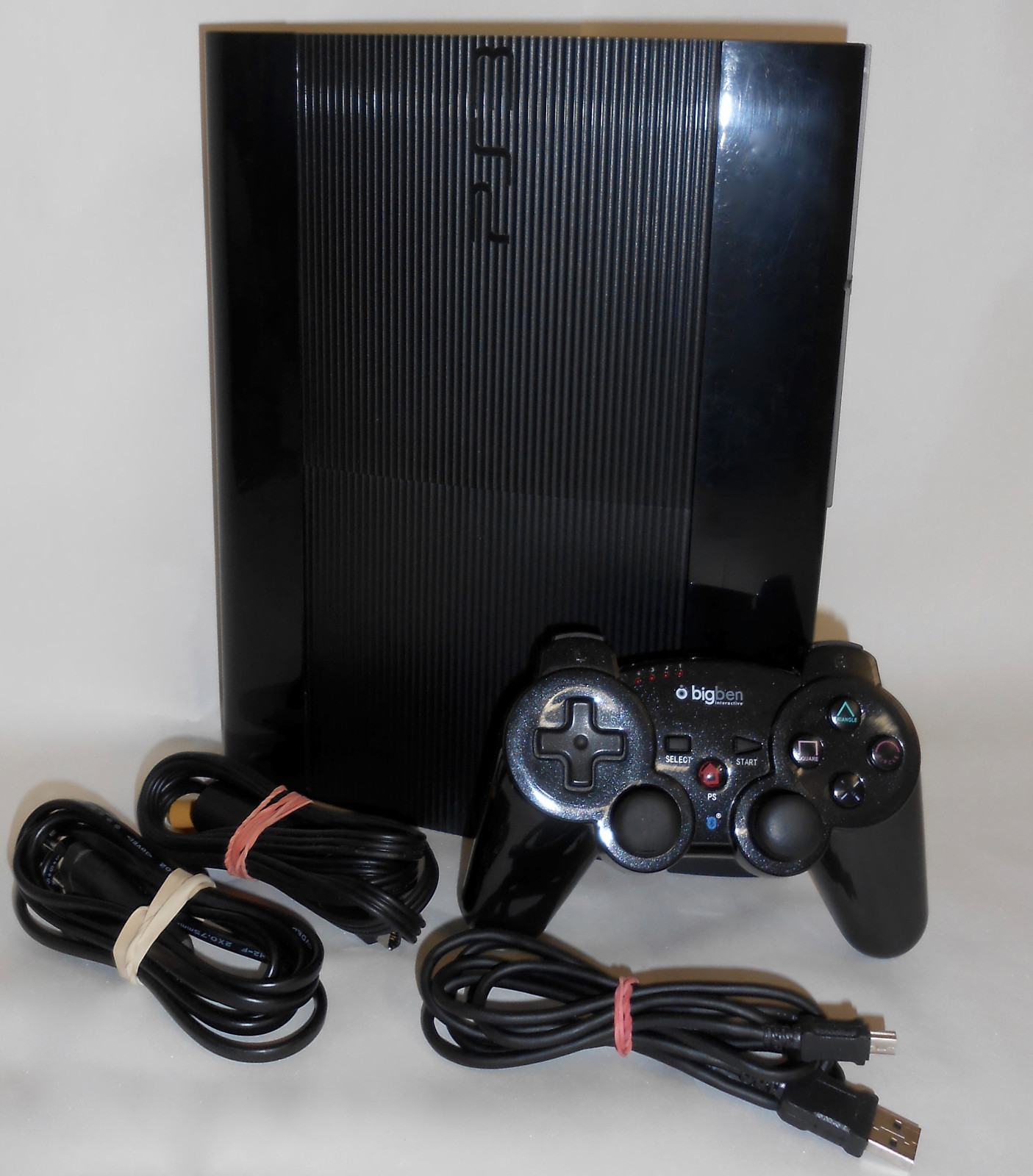 Image Sony PlayStation 3 PS3 Super Slim 500GB Spielekonsole Konsole Schwarz Controller Image Sony PlayStation 3 PS3 Super Slim 500GB Spielekonsole Konsole Schwarz Controller