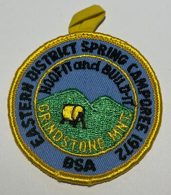 Grindstone Mountain Washingtion Camporee 1972  Boy Scout Patch TK0