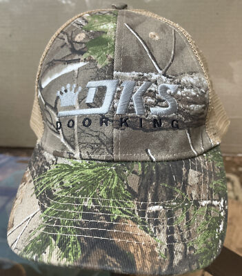 DKS Door King Strap Back Hunting Mesh Baseball Hat Cap Adjustable Embroidered