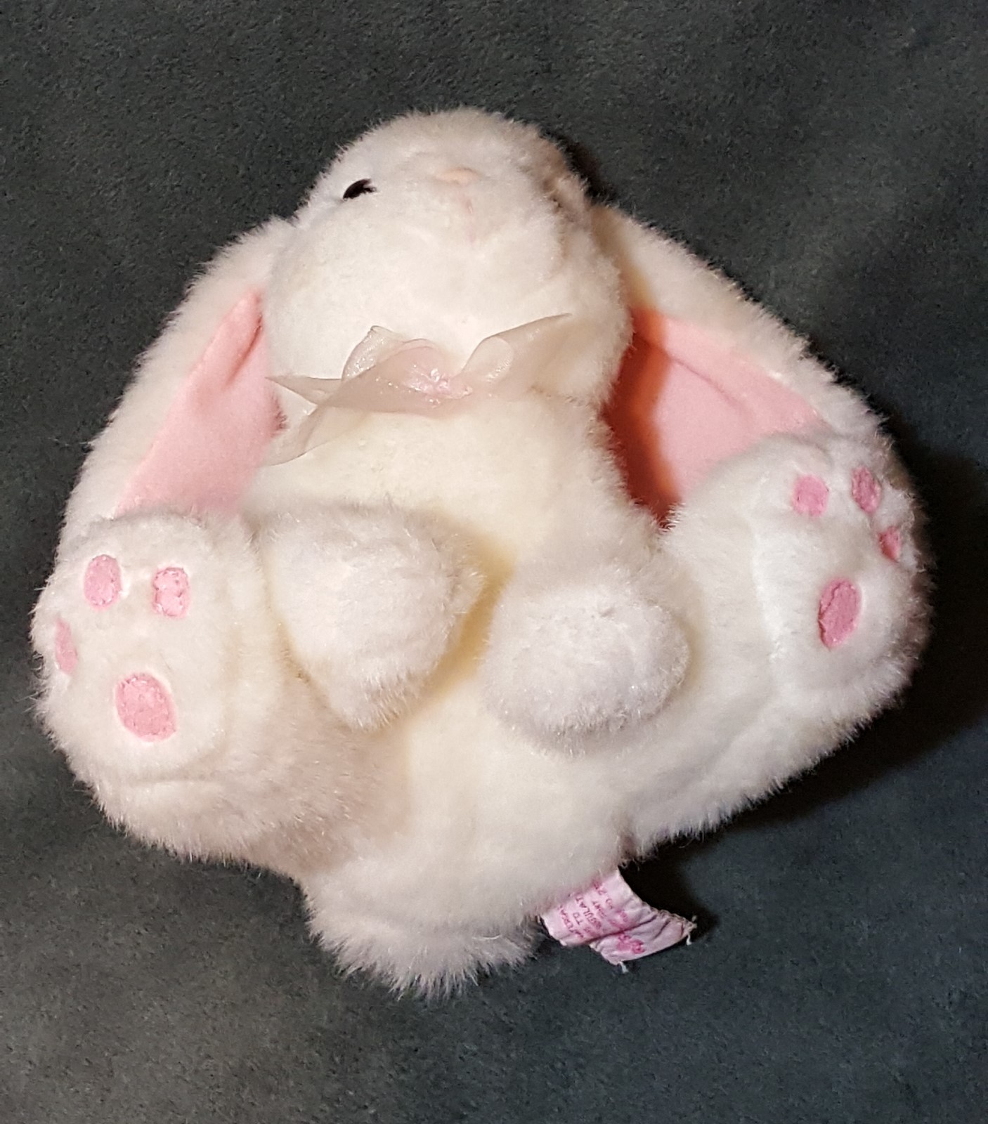 Russ Berrie Powderpuff #1181 Bunny Rabbit Plush Stuffed Animal  7