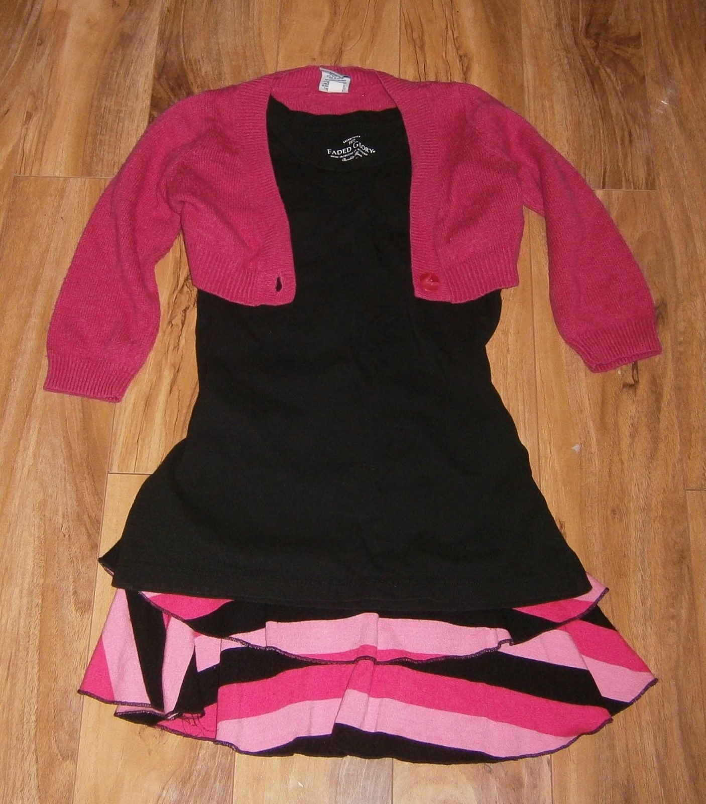 Girls' Long Sleeve Cotton Blend Outfits & Sets