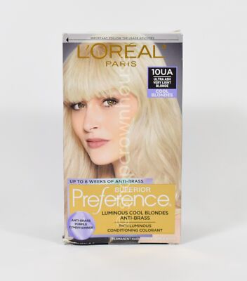 L'Oreal Paris Superior Preference Hair Color #10UA ULTRA ASH VERY LIGHT BLONDE