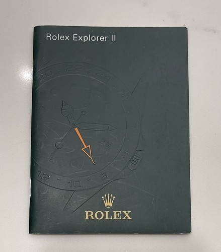 Authentic New Style Rolex Explorer II Booklet Manual 216570