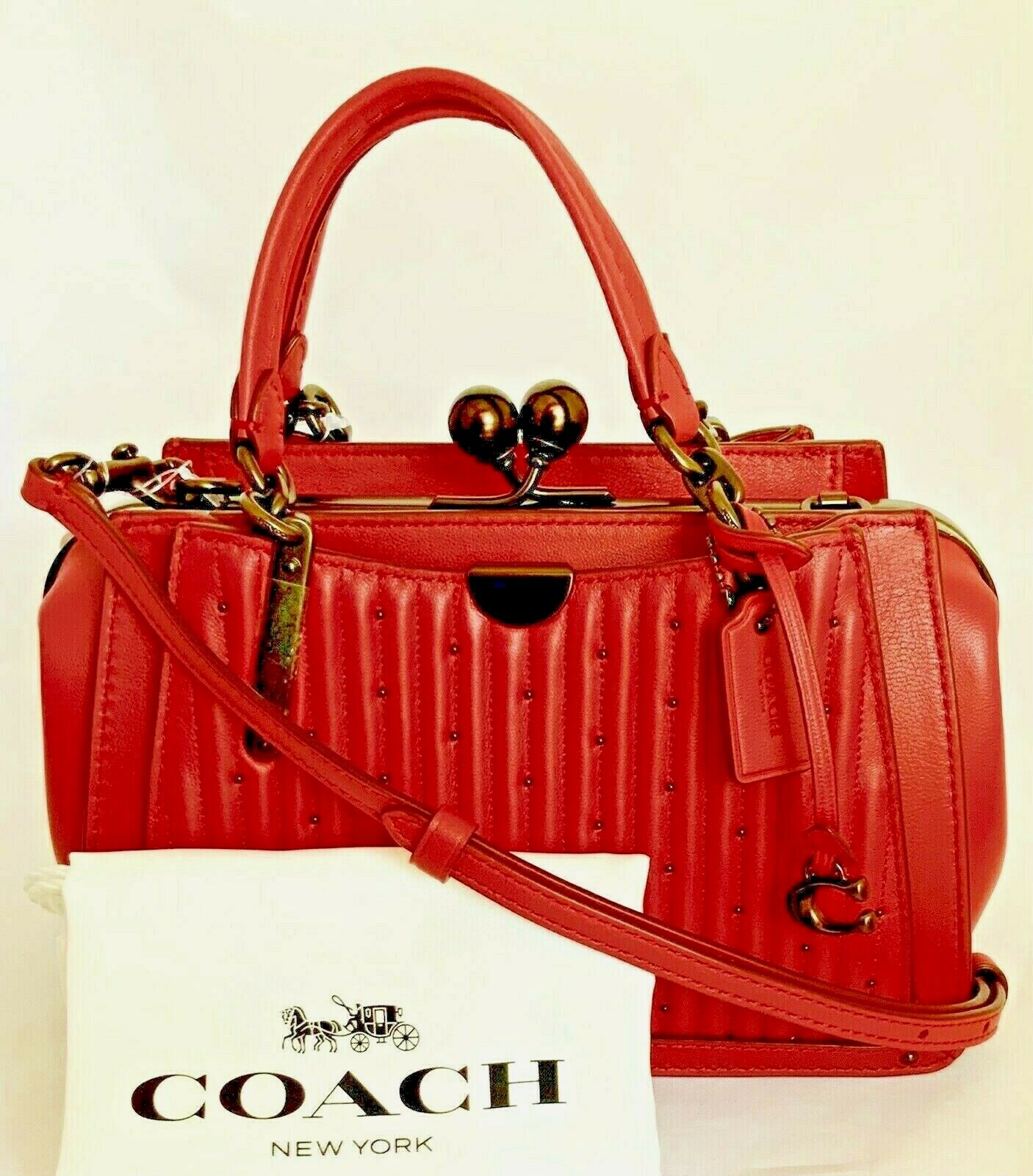 バッグ Coach Poppy Bird Feathers Kiss Lock Bag Coach Poppy Bird Feathers Kiss Lock Bag