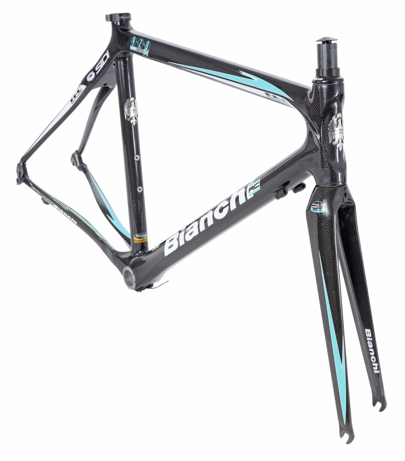 Bianchi HoC 928 SL Carbon Road Frameset 55cm Handmade 700c Bianchi HoC 928 SL Carbon Road Frameset 55cm Handmade 700c