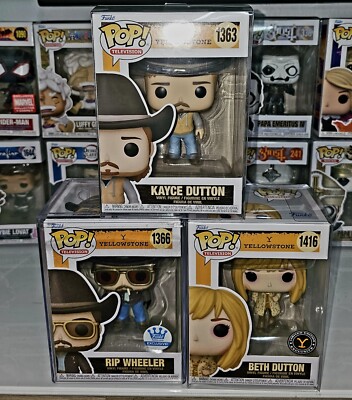 FUNKO POP Yellowstone Set  #1366 Rip Wheeler w/ cooler Funko Shop Exclusive 