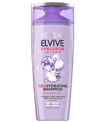 L'Oreal Paris Elvive Hyaluron Plump Hydrating Shampoo for Dehydrated Dry Hair