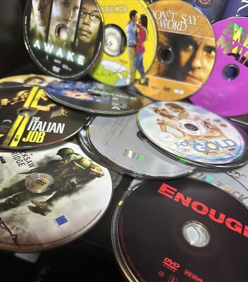 150 DVD   Movies - Disc Only   $1 Each   + Shipping, add .30 cent added Disc