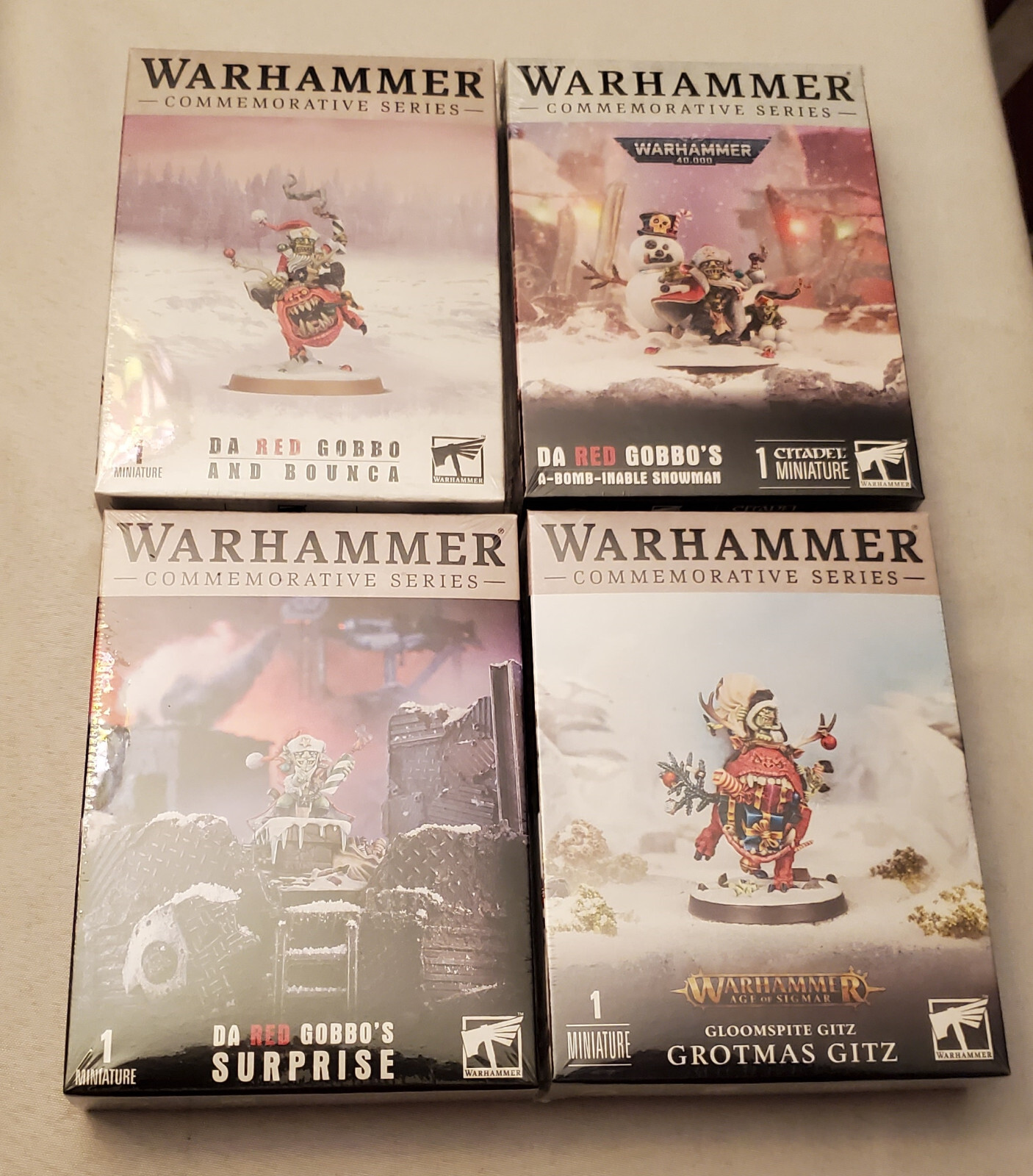 Da Red Gobbos-Снеговик-бомба, Прыгун, Сюрприз, Гроты, Warhammer 40K