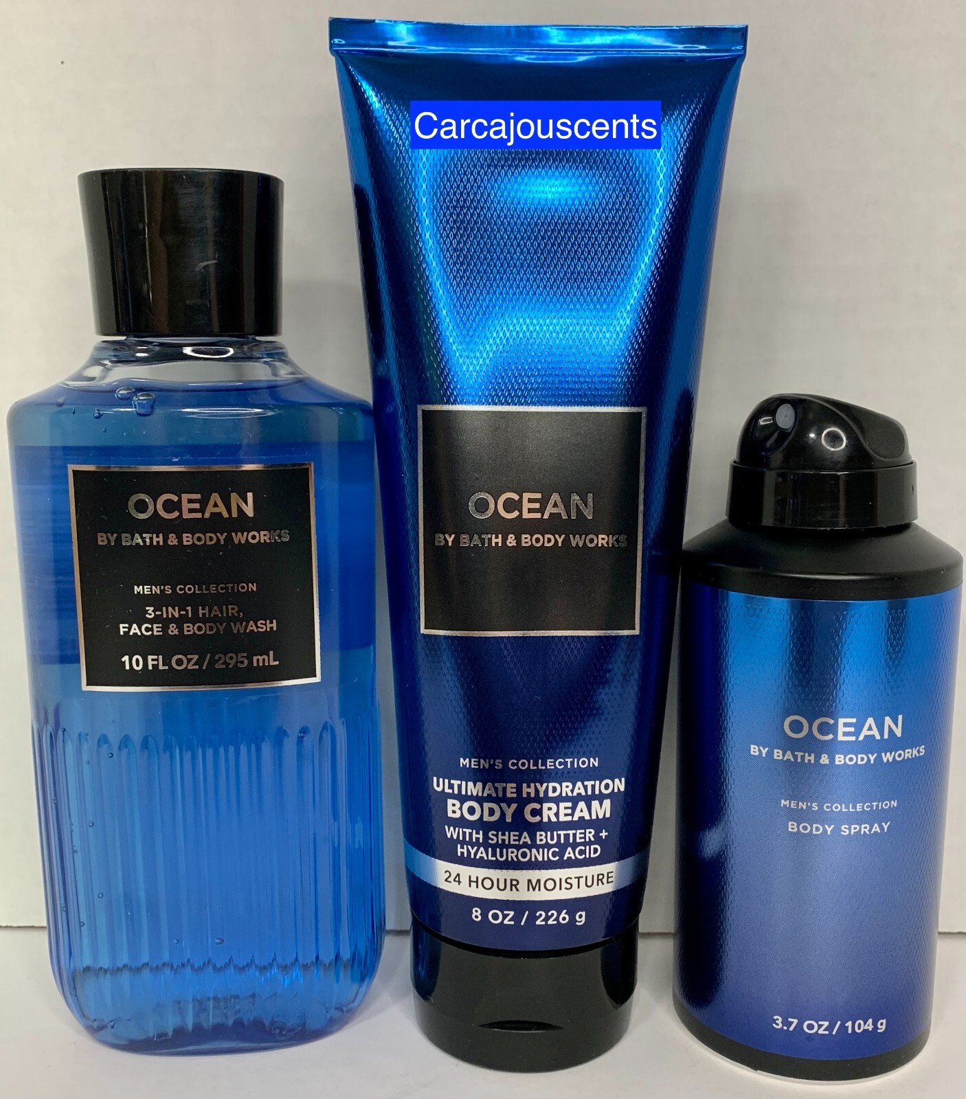 Bath & Body Works OCEAN for Men Body Wash, Cream, Spray Gift