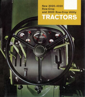 Color Brochure for John New Generation 3020 & 4020 Row-Crop & Utility Tractors