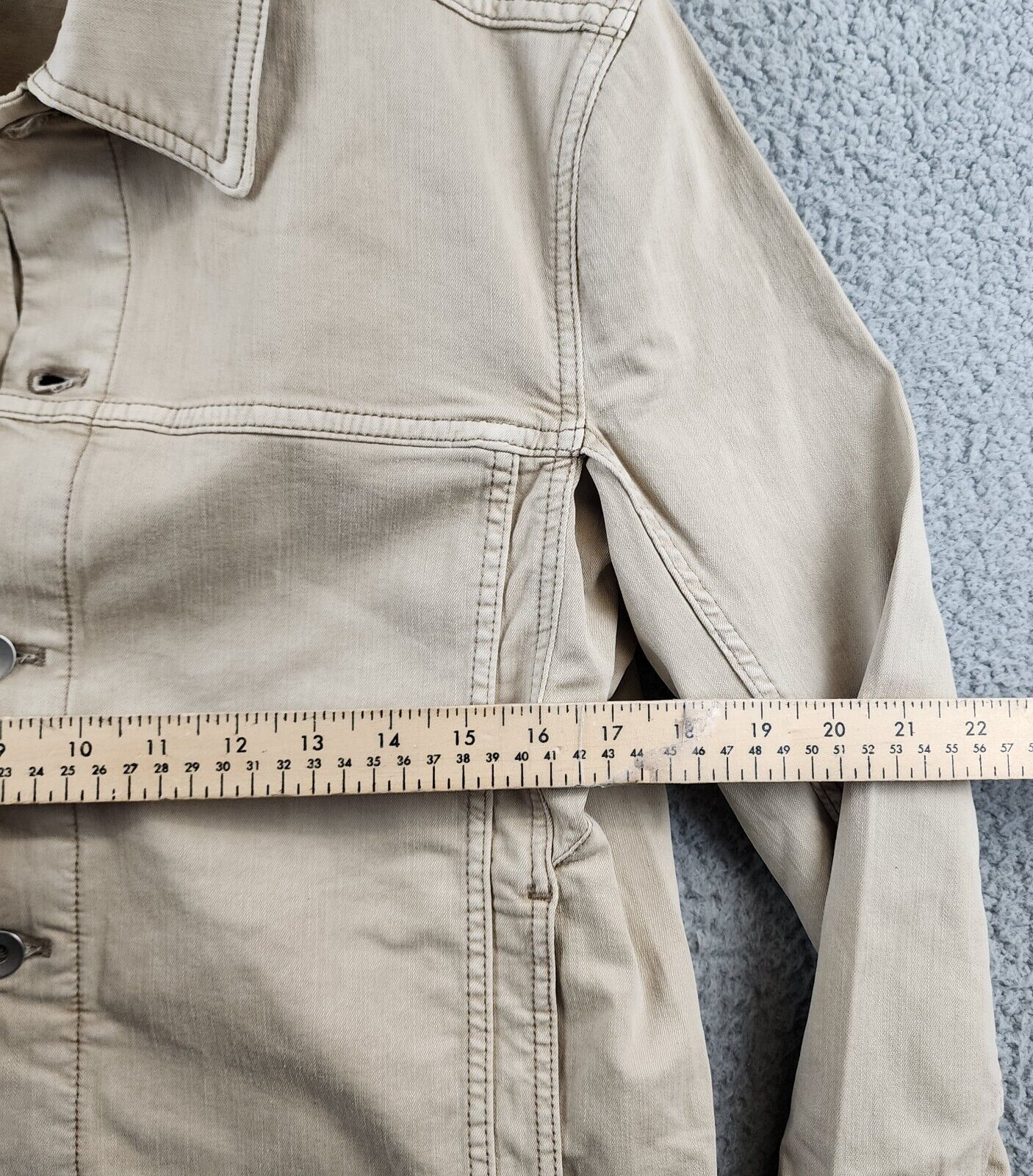 DRKSHDW Rick Owens Worker Denim Jacket Men's XL Mineral