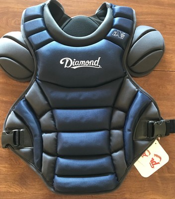 New iX5 Diamond Chest Protector, Navy, Large