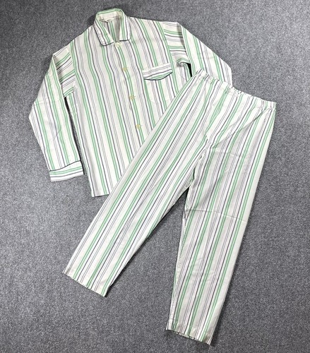VINTAGE 50s Arnys Paris Pajama Set Men Size Small A38