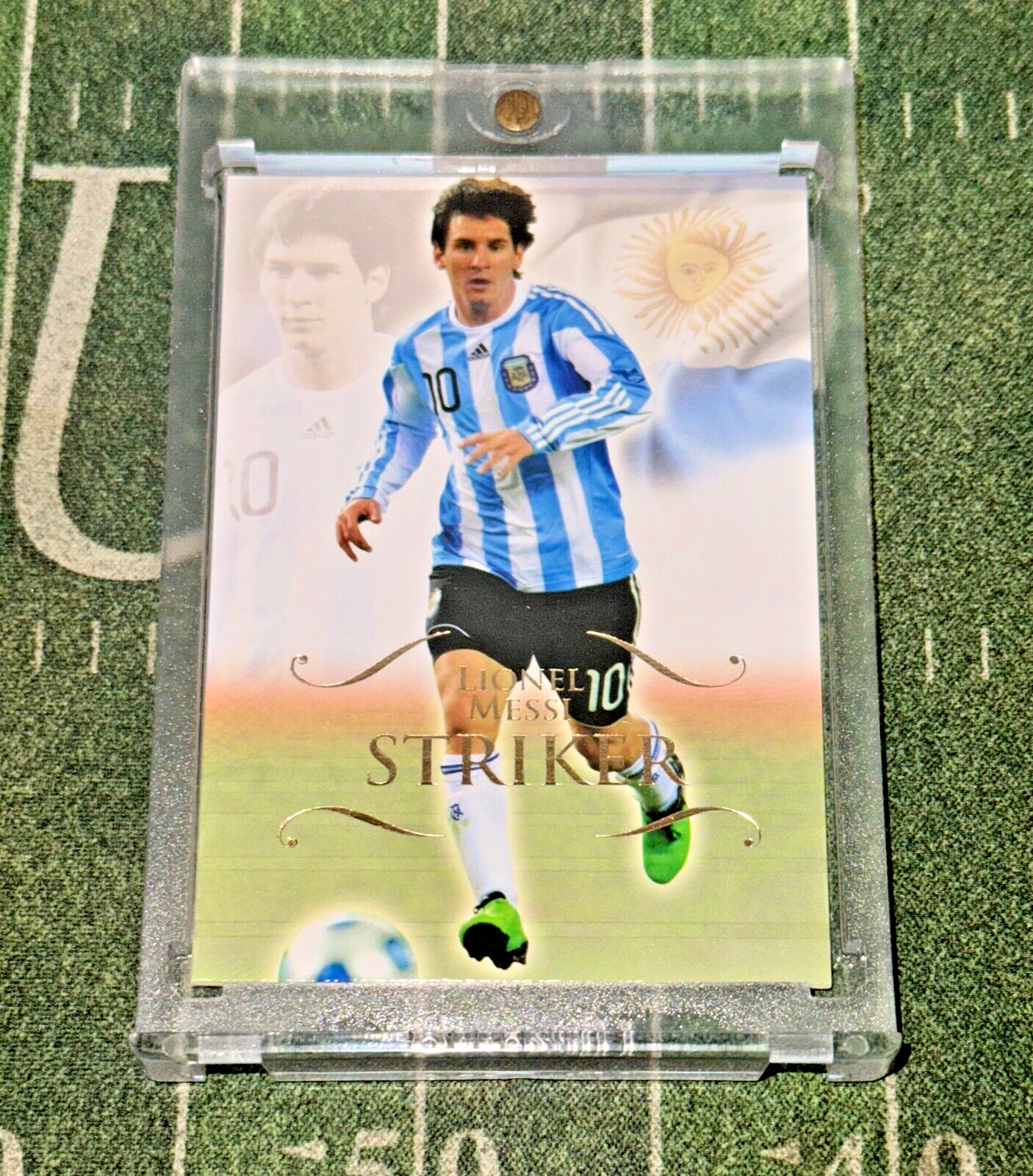2011 Futera Unique Football Lionel Messi GOAT GOLD #146 SP Barcelona📈🔥