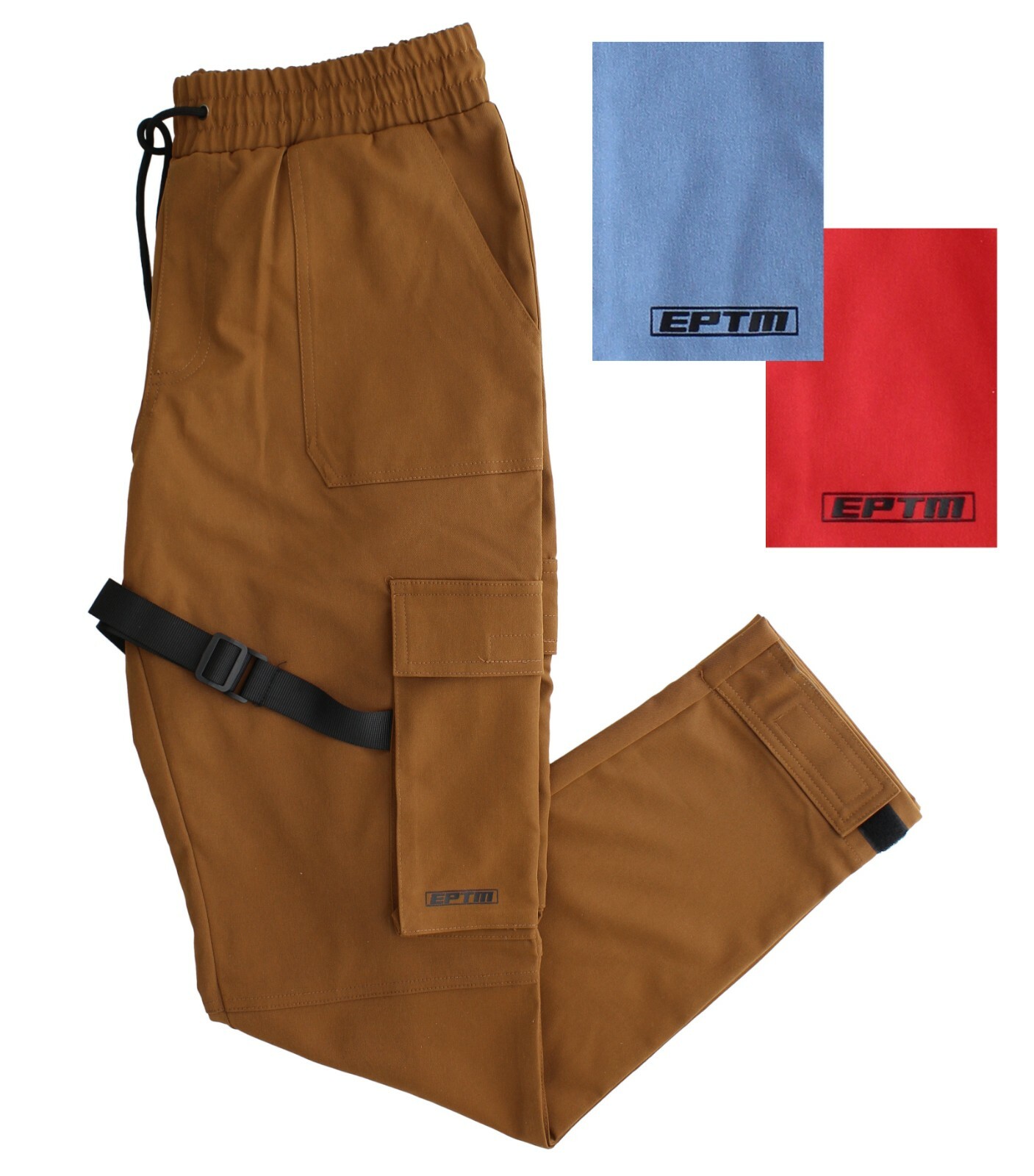 EPTM Men's Strap Cargo Pants, 5 Pockets, Standard Fit, Ankle Straps MSRP  $65 | eBay