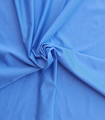 Sky Blue Poly Spandex Activewear Fabric by the Yard 7/20