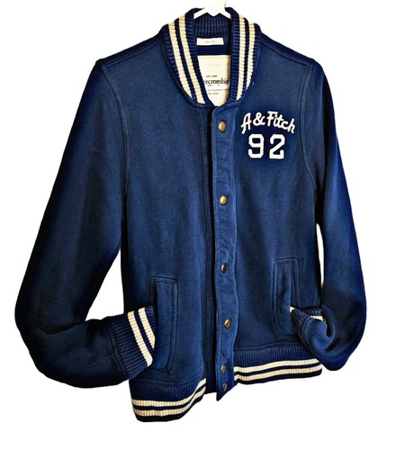 アバクロ ミリタリー ネイビー Abercrombie&Fitch アバクロ ミリタリージャケット S ネイビー
