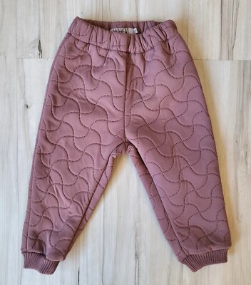 WHEAT Danish Design 12 Months Quilted Jogger Pants Purple