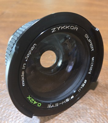  Zykkor Super Wider Semi Fish-Eye 0.42x Camera Lens w/ Case -