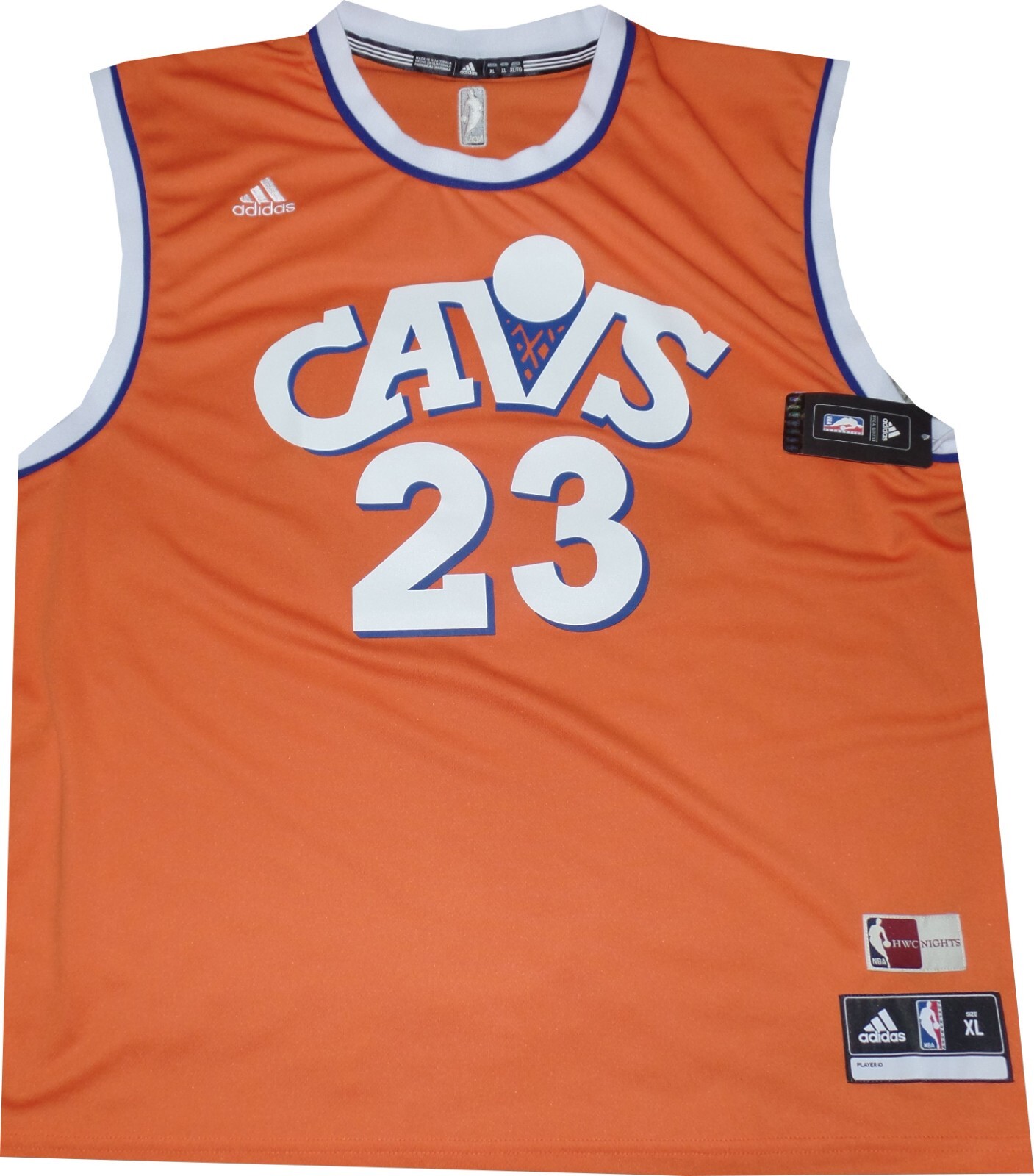lebron orange cavs jersey