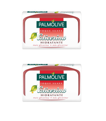 2x Palmolive Glycerin Moisturizing Soap Bar 90g