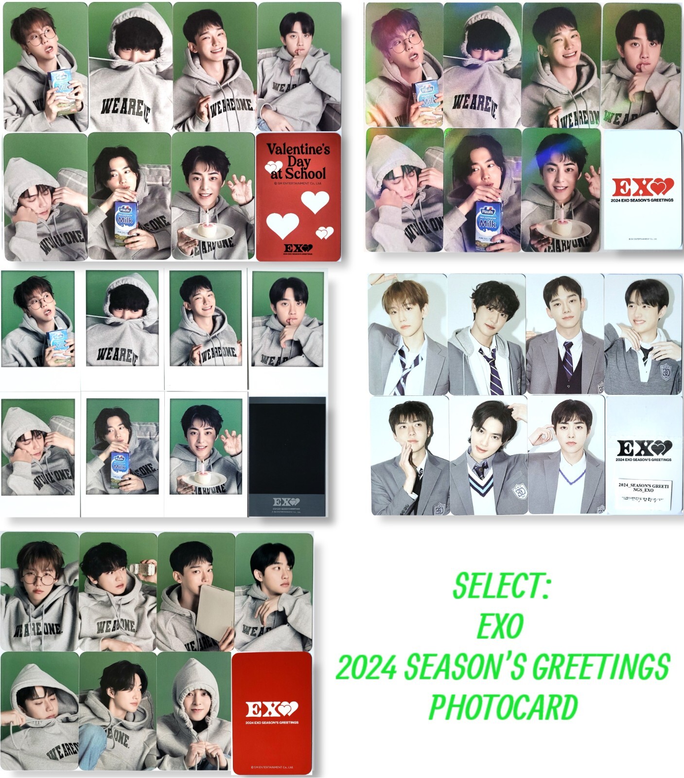 EXO 2024 SEASON'S GREETINGS  ギョンスポラロイド付き ktown4u.com : [EXO] 2024 Season's Greetings