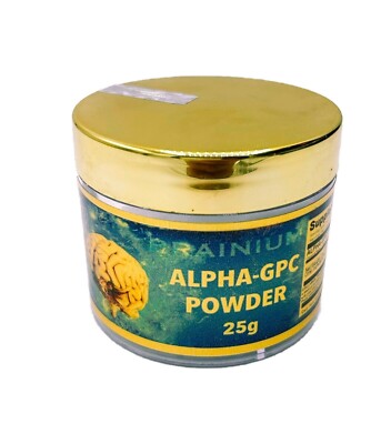 BRAINIUM - Alpha-GPC 25g - 99.9% Purity - Cognitive Enhancer / Memory Booster