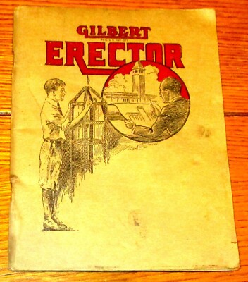 1921 Gibert Erector Construction Parts List Booklet 5 1/4'' X 7'' 62 Pages  RARE!!