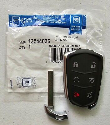 Genuine OEM Cadillac Escalade Keyless Remote Transmitter Smart Key Fob 13544036