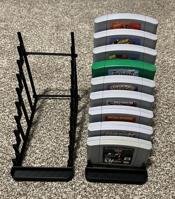 Nintendo 64 Game Storage Tray, 20 Slots Loose N64 Carts 3D Printed Stadium Stand