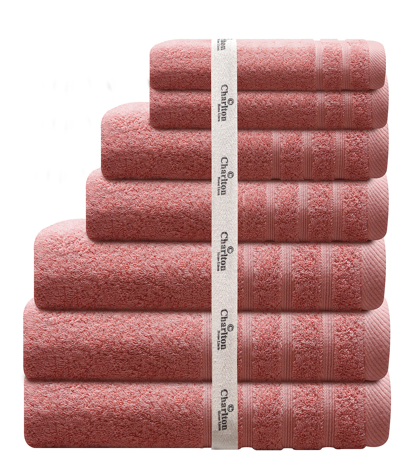 Towels 7PCE 575GSM EGYPTIAN COTTON TOWEL SET 2 BATH HAND FACE TOWELS 1
