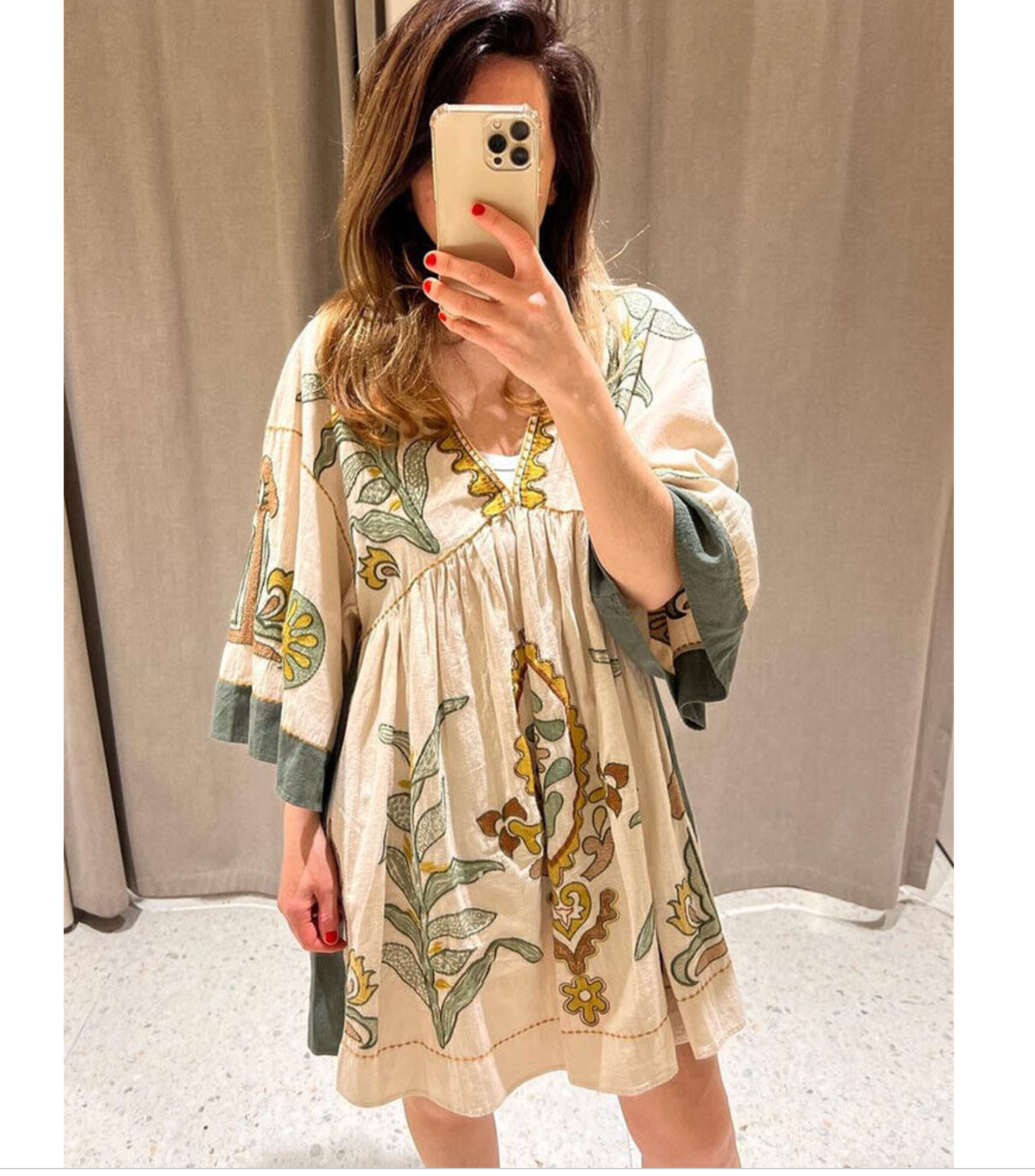 ZARA NEW WOMAN SHORT Linen BLEND EMBROIDERED DRESS ECRU XS,S ZARA NEW WOMAN SHORT Linen BLEND EMBROIDERED DRESS ECRU XS,S