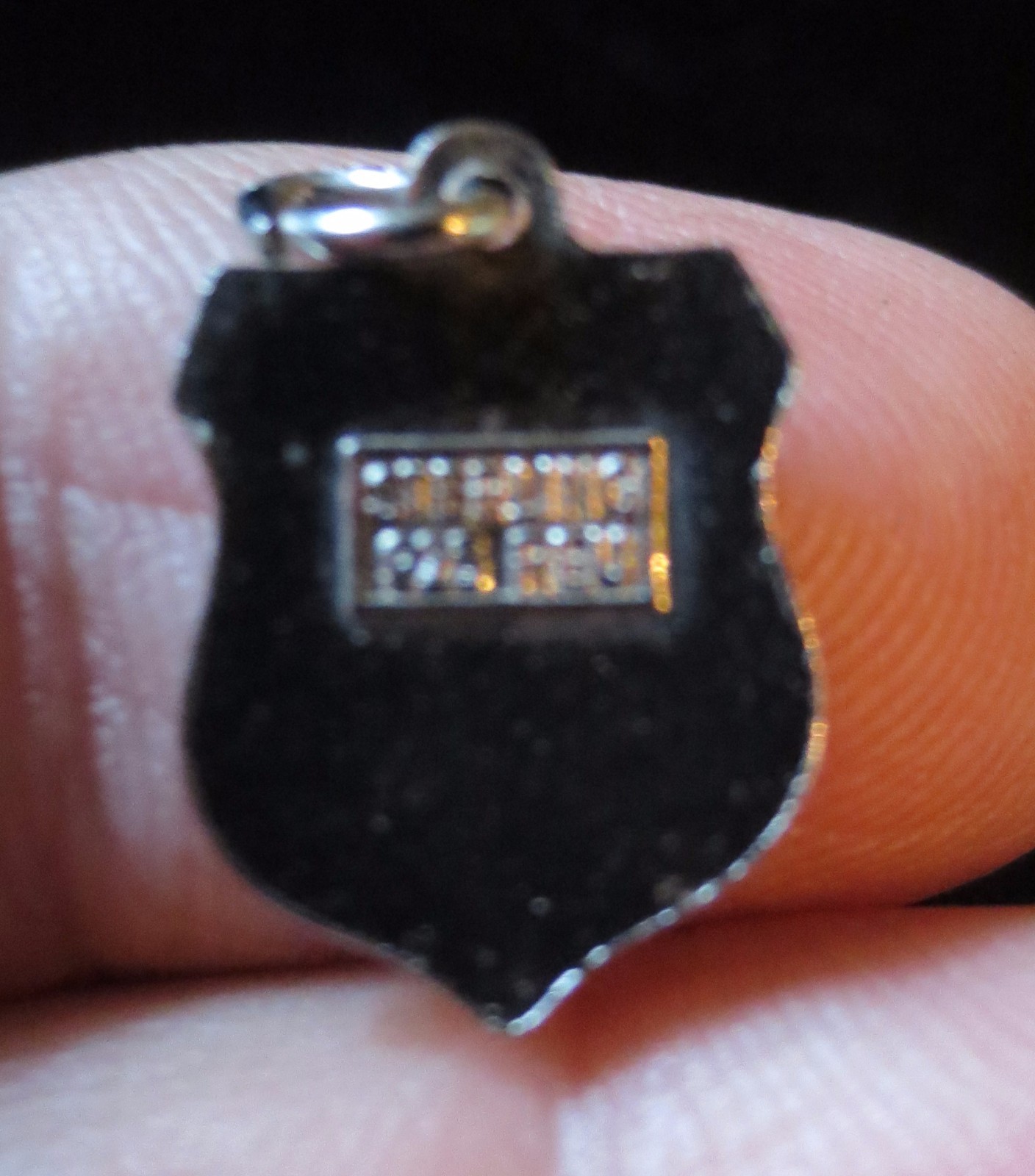 Vintage REU Sterling/Enamel New York International Airport Bracelet Charm