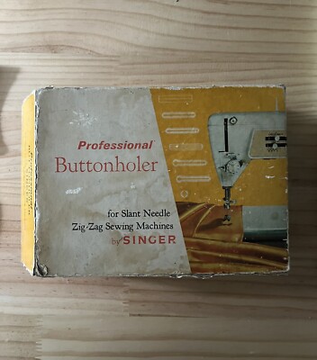 Vintage Singer Professional Buttonholer for Slant Needle Zig Zag Sewing Machine
