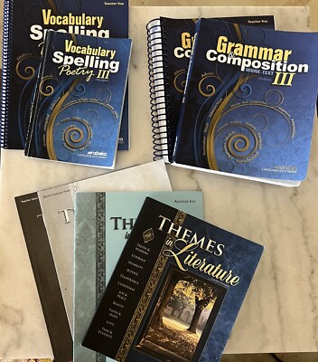 ABeka 9th Grade English - Vocabulary, Lit, Grammar and Composition III BUNDLE