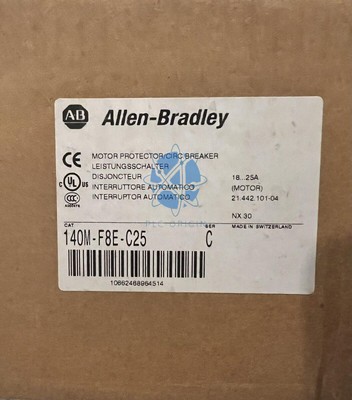 New Allen Bradley 140M-F8E-C25 Circuit Breaker 480V AC 60Hz