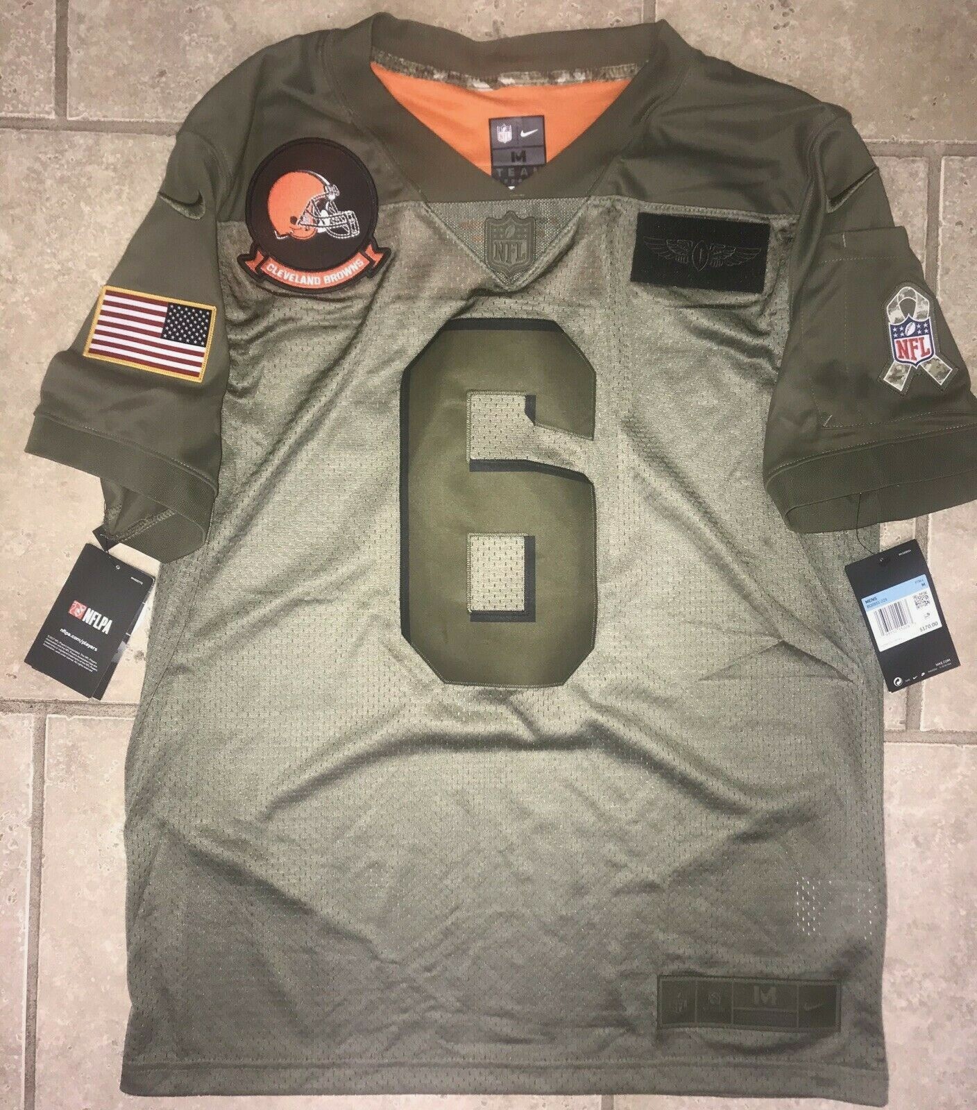 baker mayfield salute to service