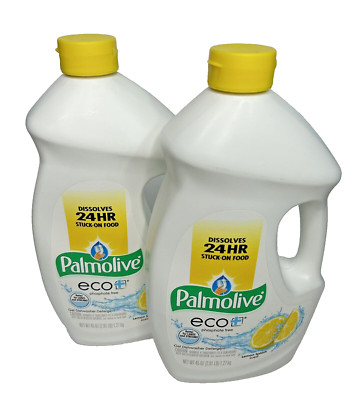2 Palmolive Gel Dishwashing Detergent Lemon Splash Scent 45 oz. New DISCONTINUED