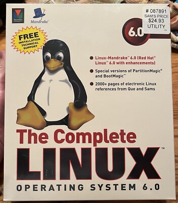 Sealed The Complete Linux Operating System 6.0 Linux Mandrake Red Hat Edition