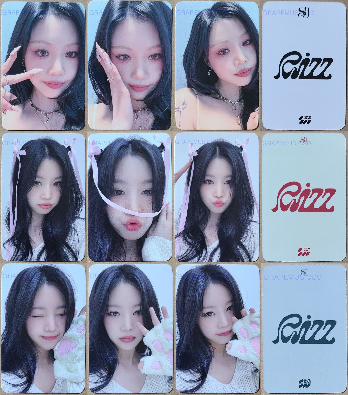 スジン RIZZ トレカ SOOJIN 2nd EP ALBUM RIZZ OFFICIAL SOUNDWAVE POB EVENT PHOTO