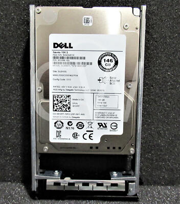 61XPF ST9146853SS Dell 146GB 15K RPM 6Gbps 2.5'' SAS SERVER Hard Drive W/R Tray